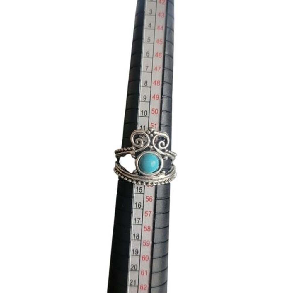 Silver Turquoise Ring - Picture 4 of 5